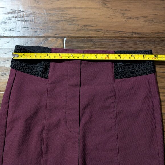 RW&CO slim dress pant leggings burgundy size XS - Picture 5 of 15